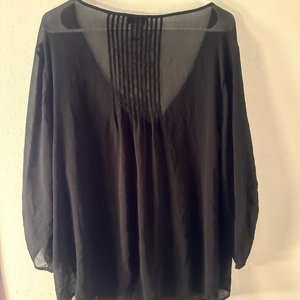 Torrid sheer blouse